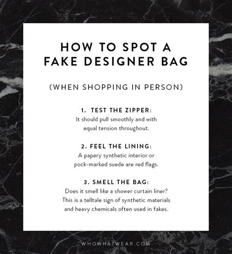 How to Tell a Bag Is Fake in 30 Seconds Flat .